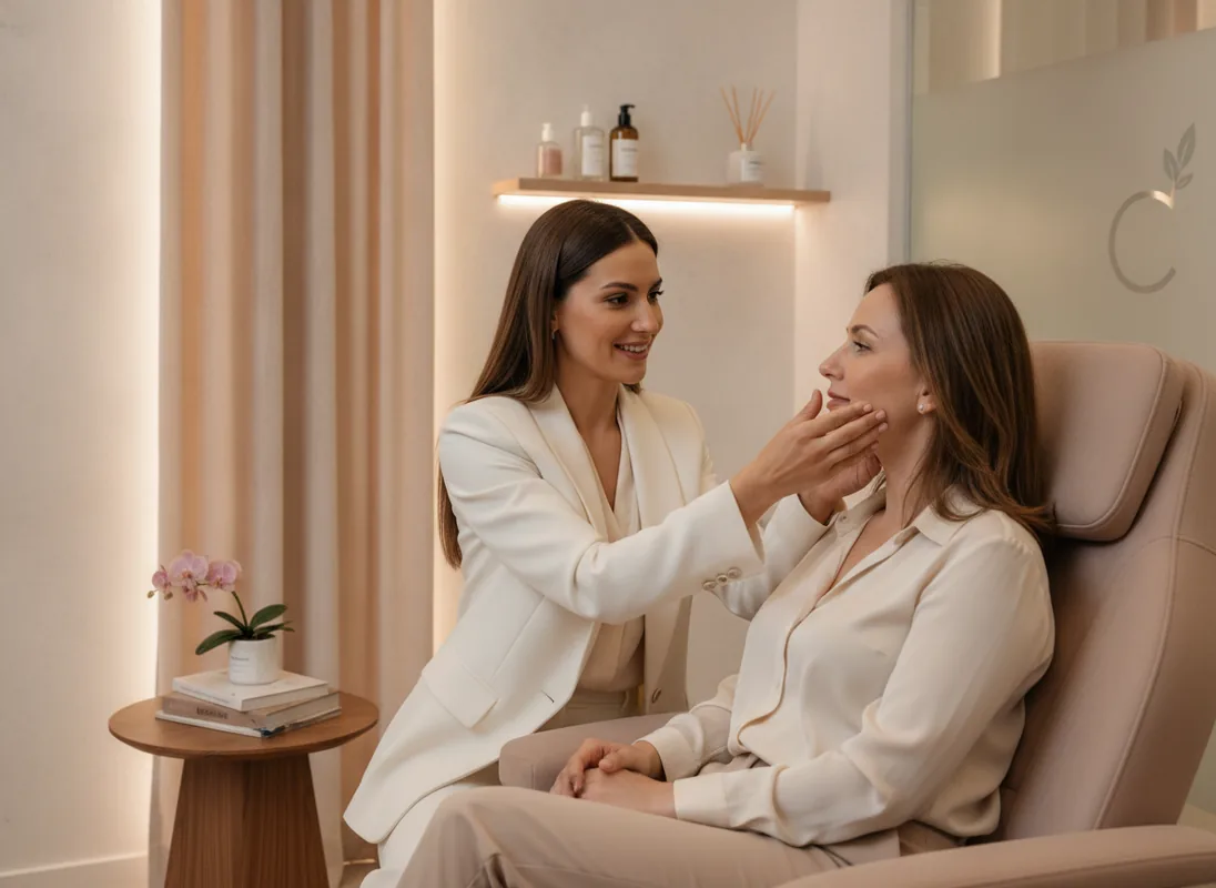 Avaliação facial consultiva em clínica premium